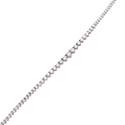 Collier Rivière en or blanc et diamants - Castafiore