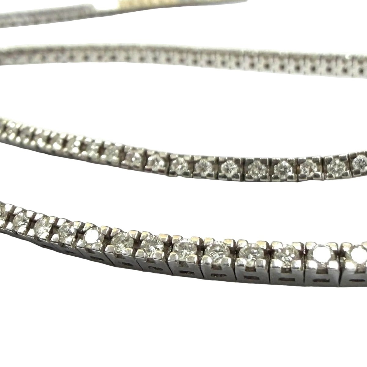 Collier Rivière en or blanc et diamants - Castafiore