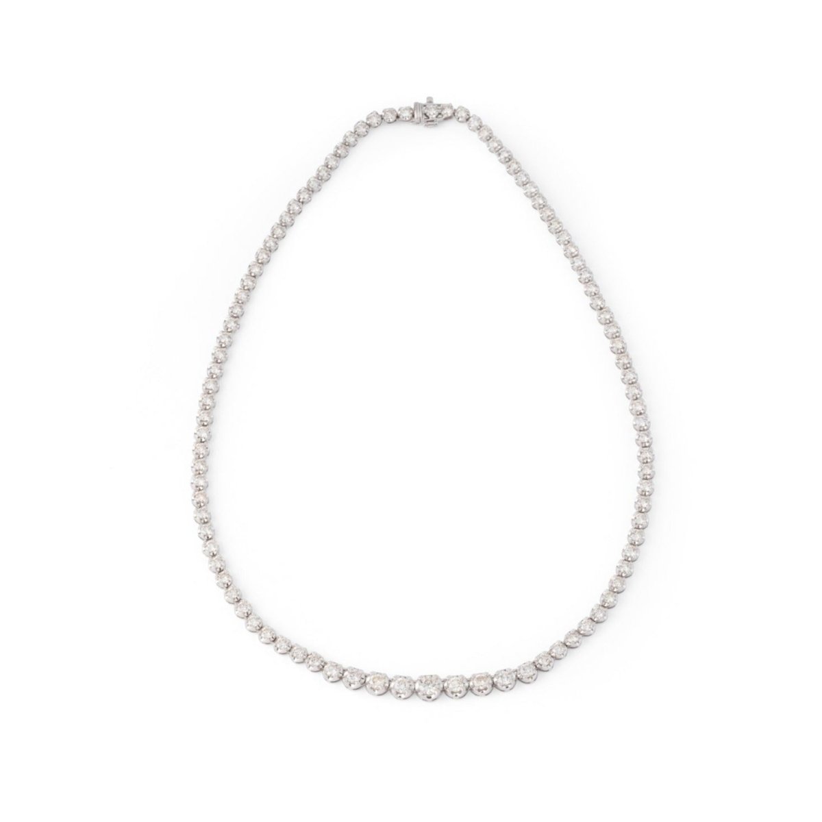 Collier Rivière en or blanc et diamants - Castafiore
