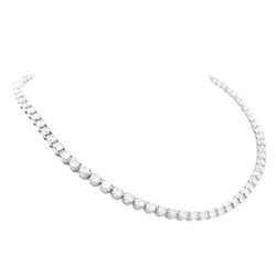 Collier Rivière en or blanc et diamants - Castafiore