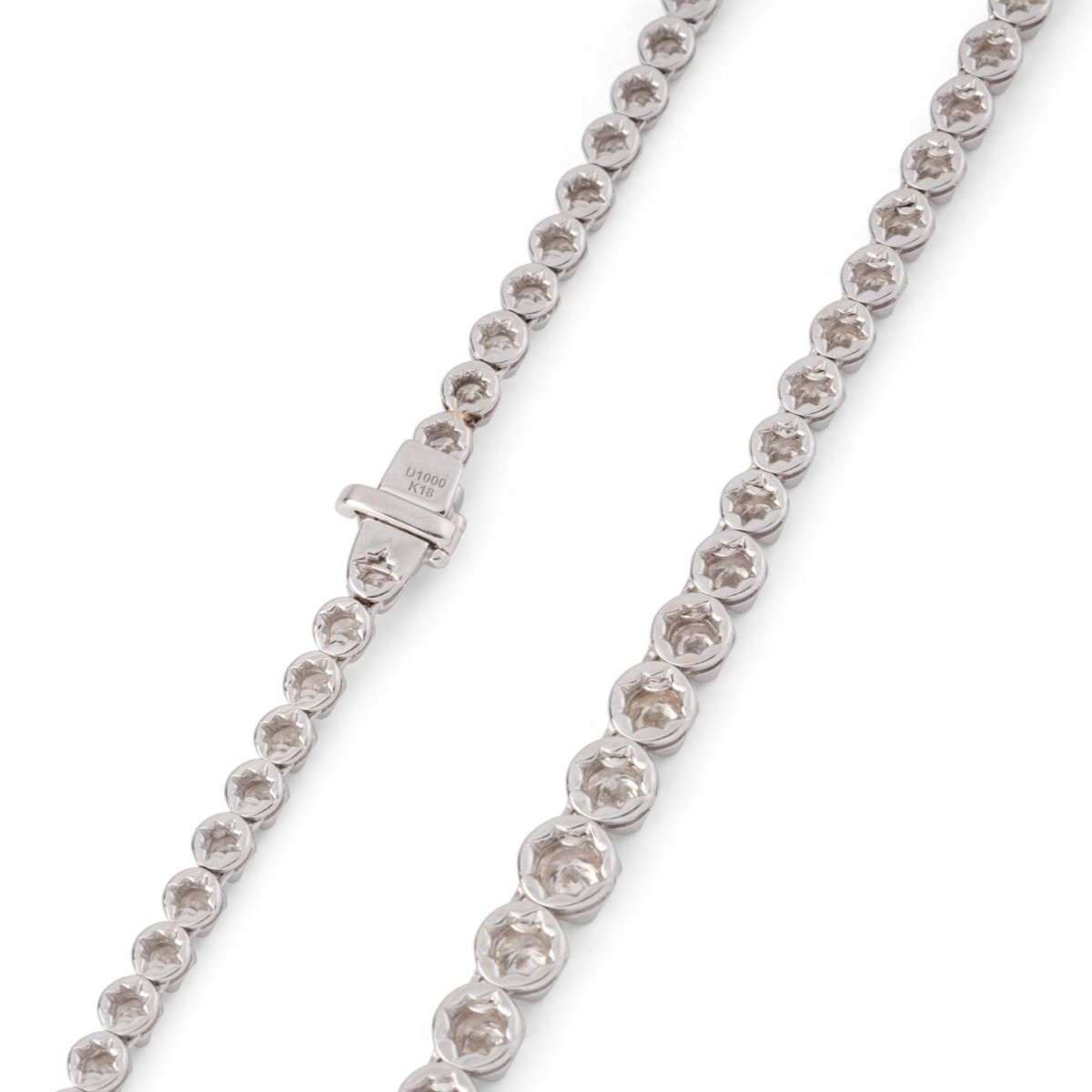 Collier Rivière en or blanc et diamants - Castafiore