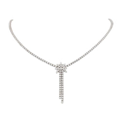 Collier Rivière en or blanc et diamants - Castafiore