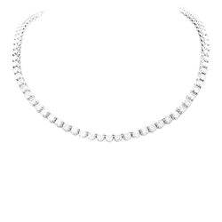 Collier Rivière en or blanc et diamants - Castafiore