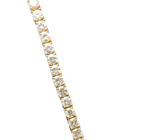 Collier Rivière en or jaune et diamants - Castafiore