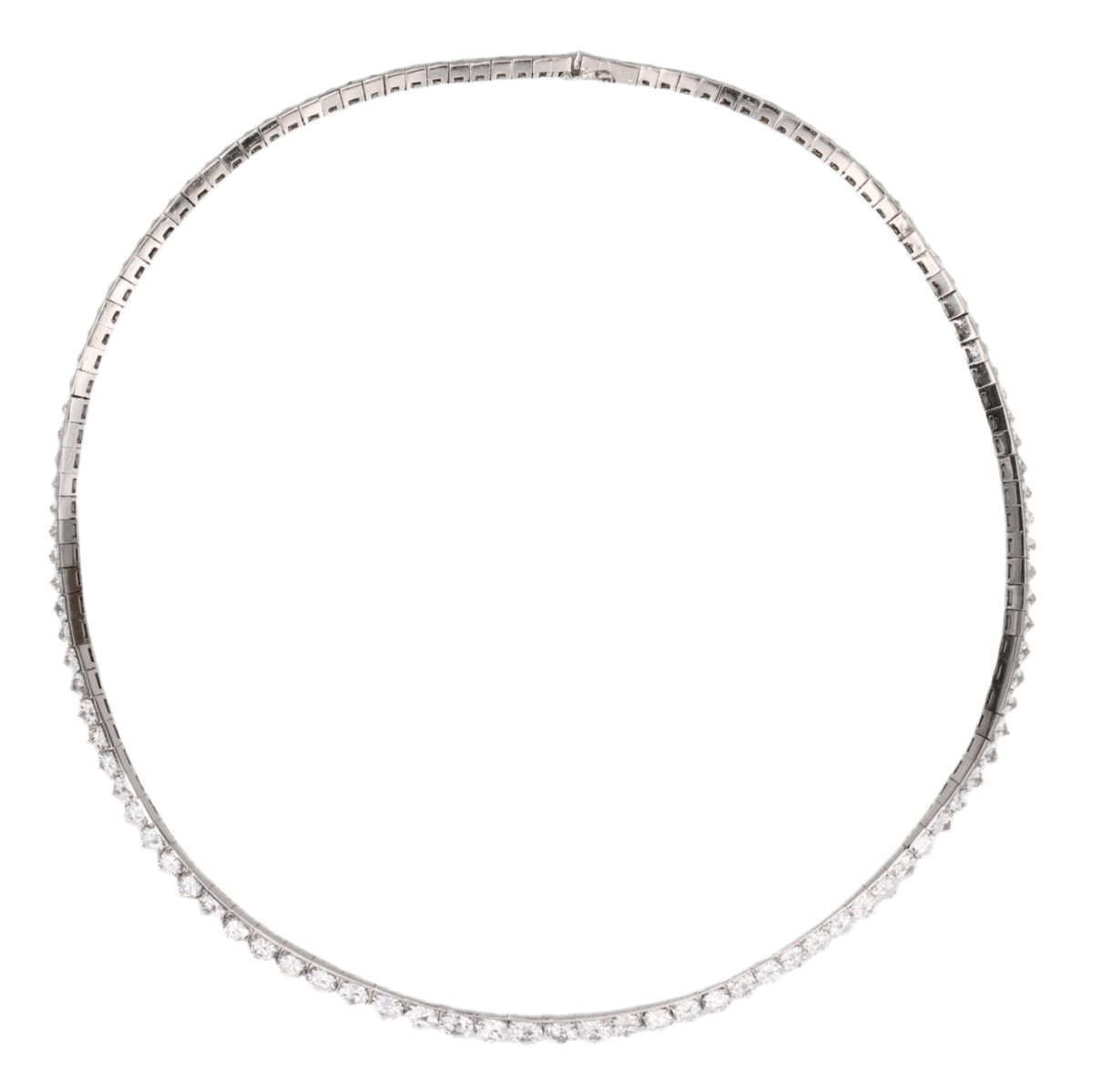 Collier Rivière KREISS en platine et diamants - Castafiore