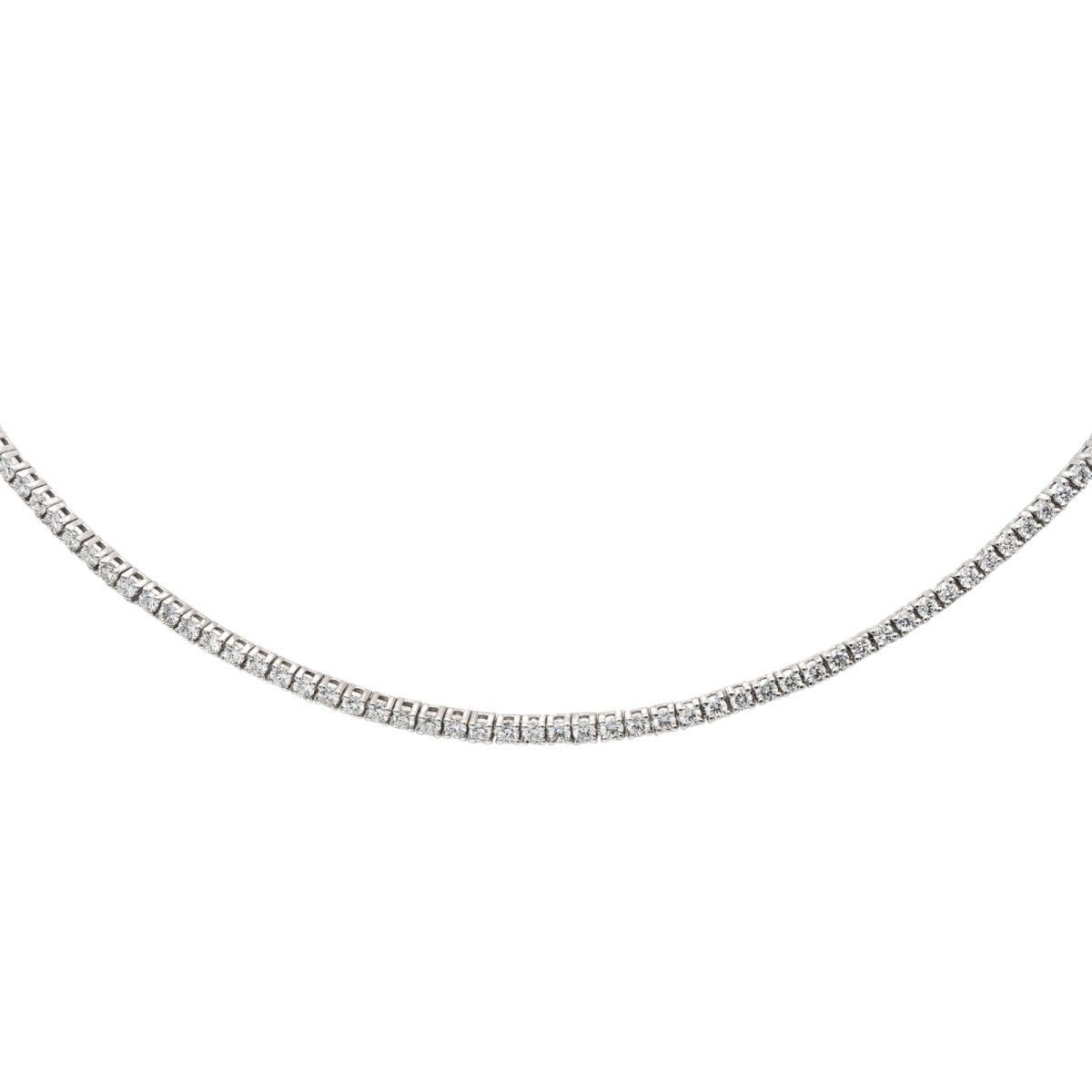Collier Rivière Or blanc Diamant - Castafiore