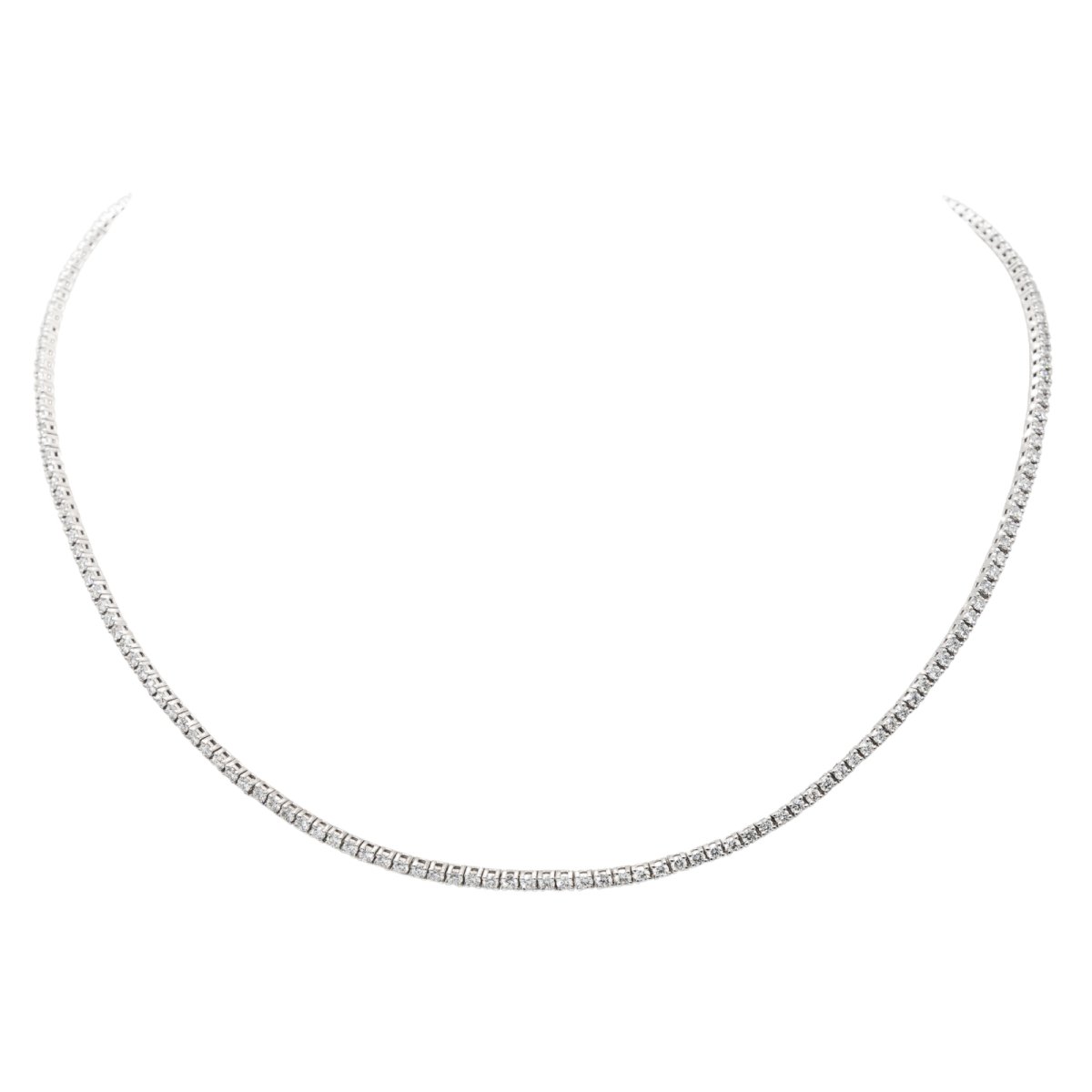 Collier Rivière Or blanc Diamant - Castafiore