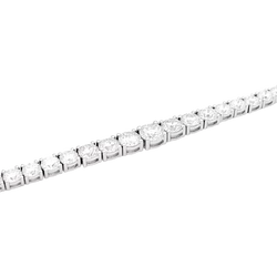 Collier rivière or blanc et diamants. - Castafiore