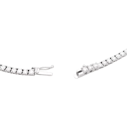 Collier rivière or blanc et diamants. - Castafiore