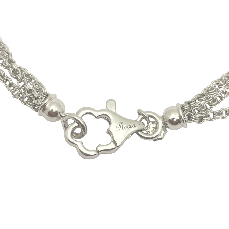 Collier ROCCA en or blanc et diamants - Castafiore