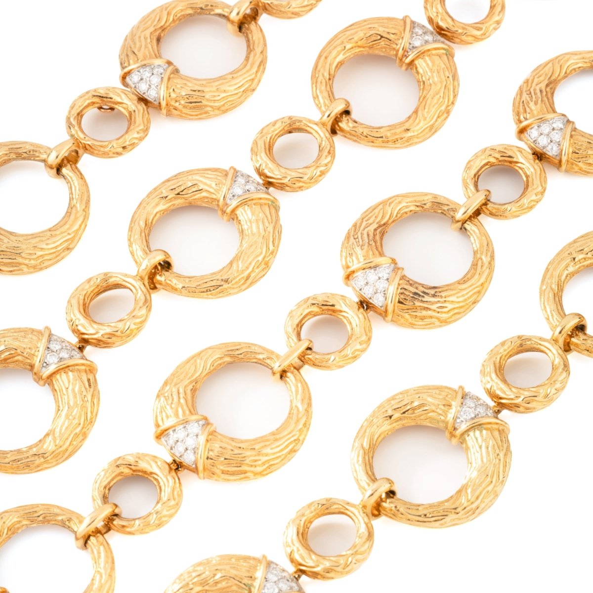 Collier Sautoir BOUCHERON transformable en or jaune et diamants - Castafiore