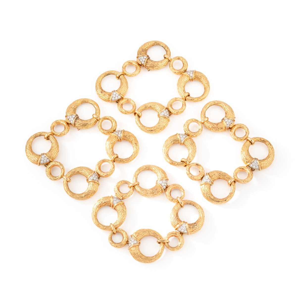 Collier Sautoir BOUCHERON transformable en or jaune et diamants - Castafiore