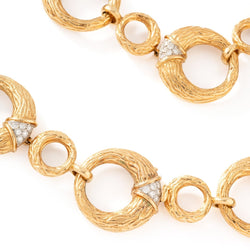 Collier Sautoir BOUCHERON transformable en or jaune et diamants - Castafiore