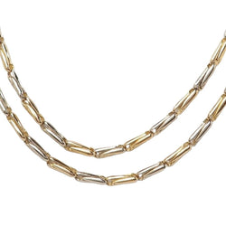 Collier Sautoir CARTIER en or jaune et or blanc - Castafiore