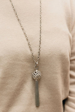 Collier Sautoir DAVID YURMAN en argent et diamants - Castafiore