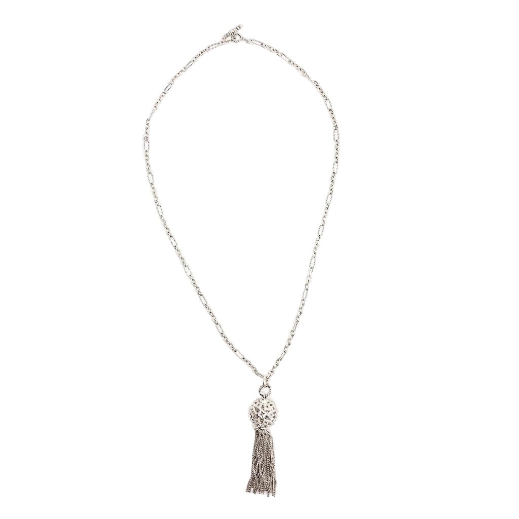 Collier Sautoir DAVID YURMAN en argent et diamants - Castafiore