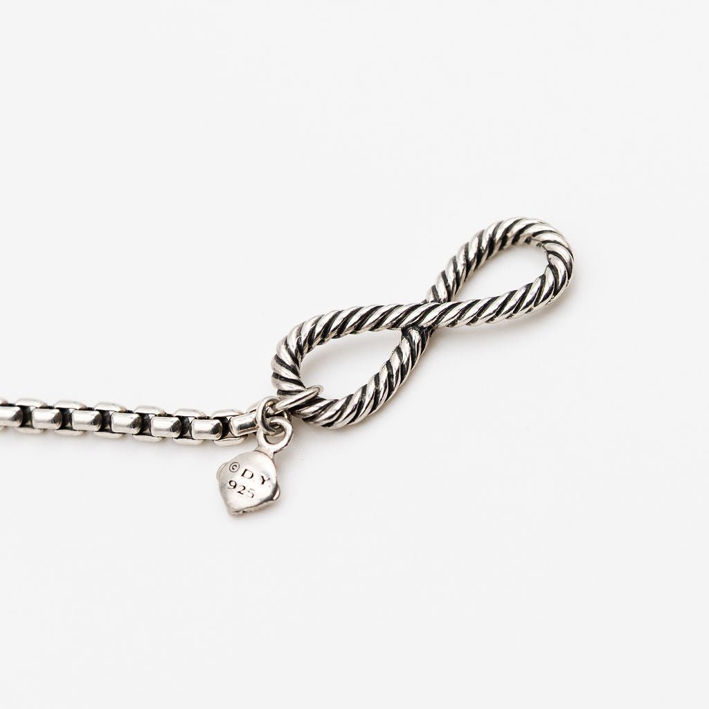 Collier Sautoir DAVID YURMAN en argent et topazes bleues - Castafiore