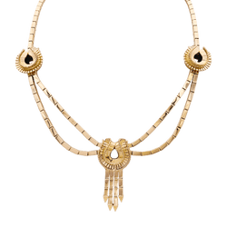 Collier - Sautoir draperie en or rose - Castafiore