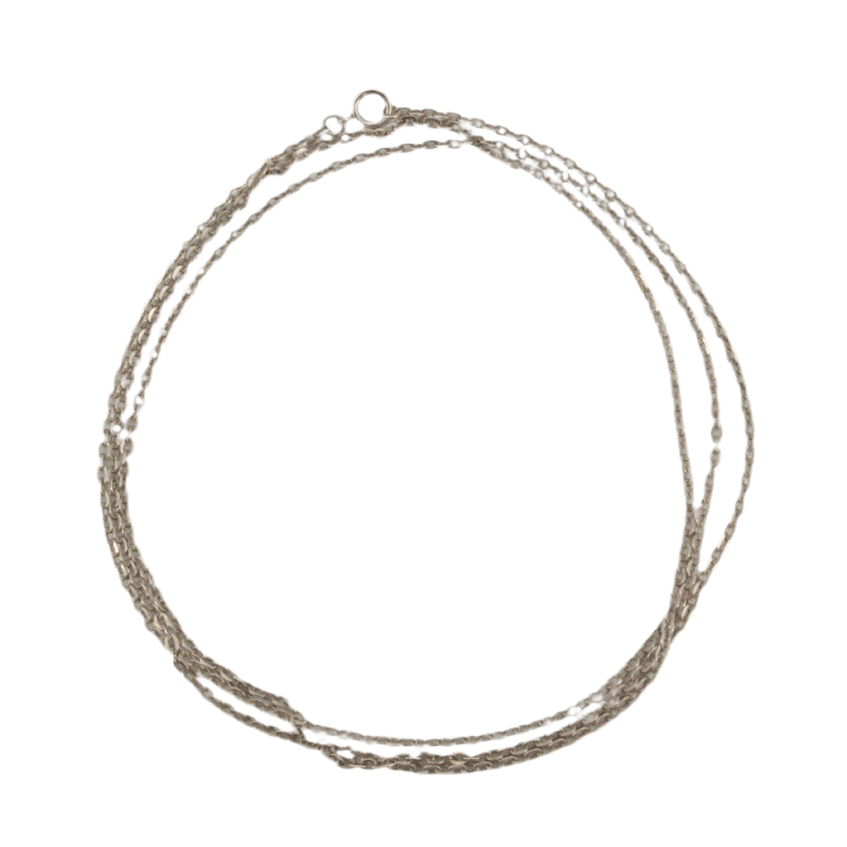 Collier Sautoir en argent - Castafiore