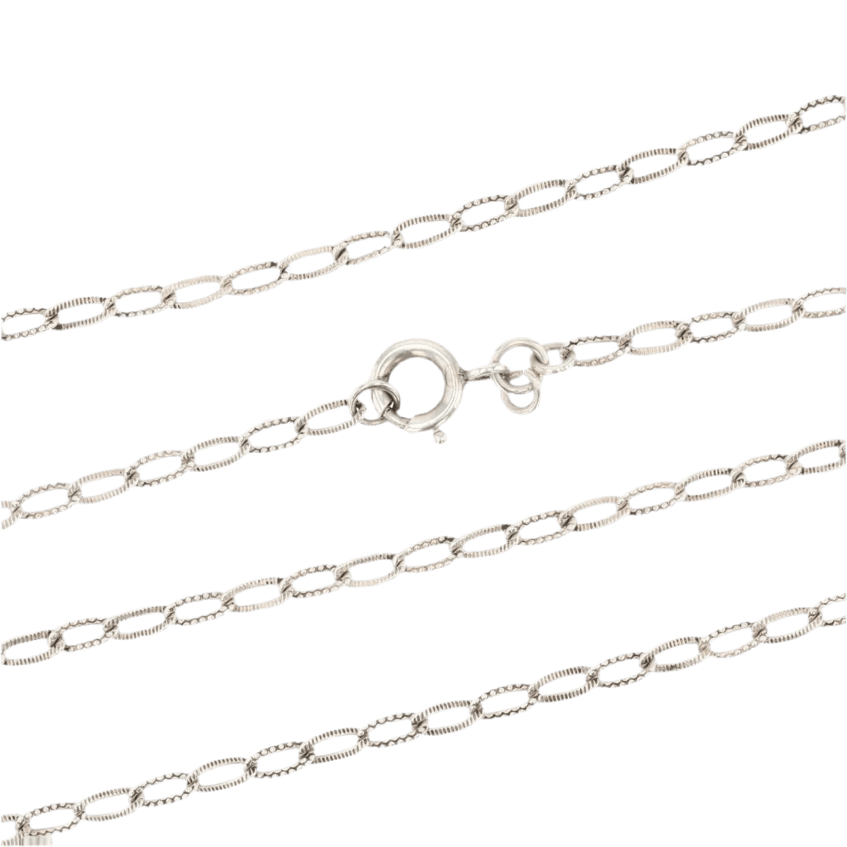 Collier Sautoir en argent - Castafiore