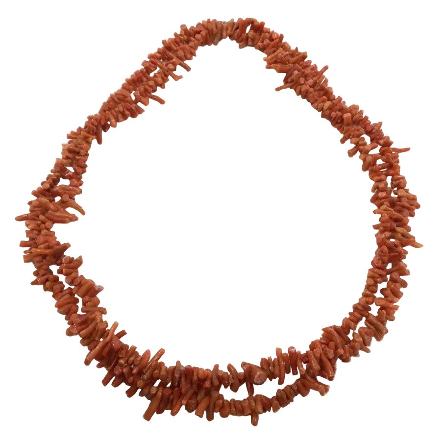 Collier Sautoir en corail - Castafiore