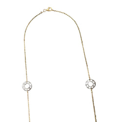 Collier Sautoir en or blanc et or jaune - Castafiore
