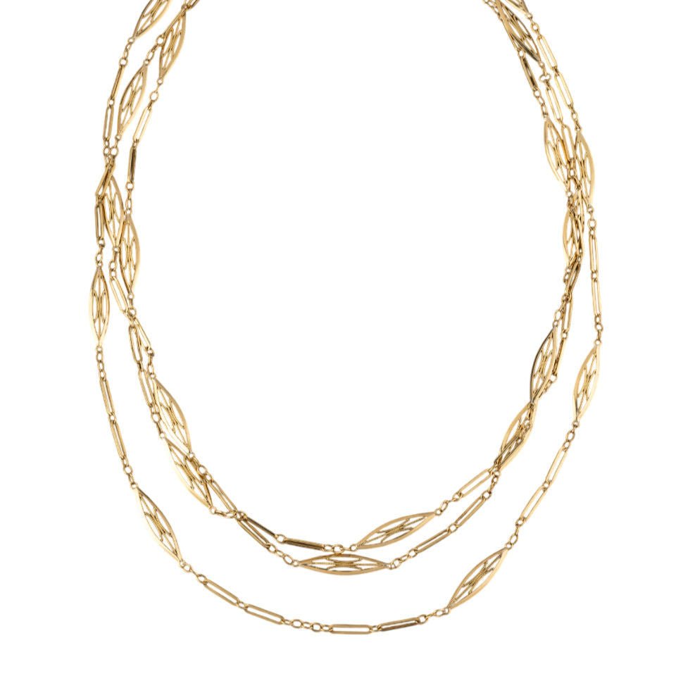 Collier Sautoir en or jaune - Castafiore