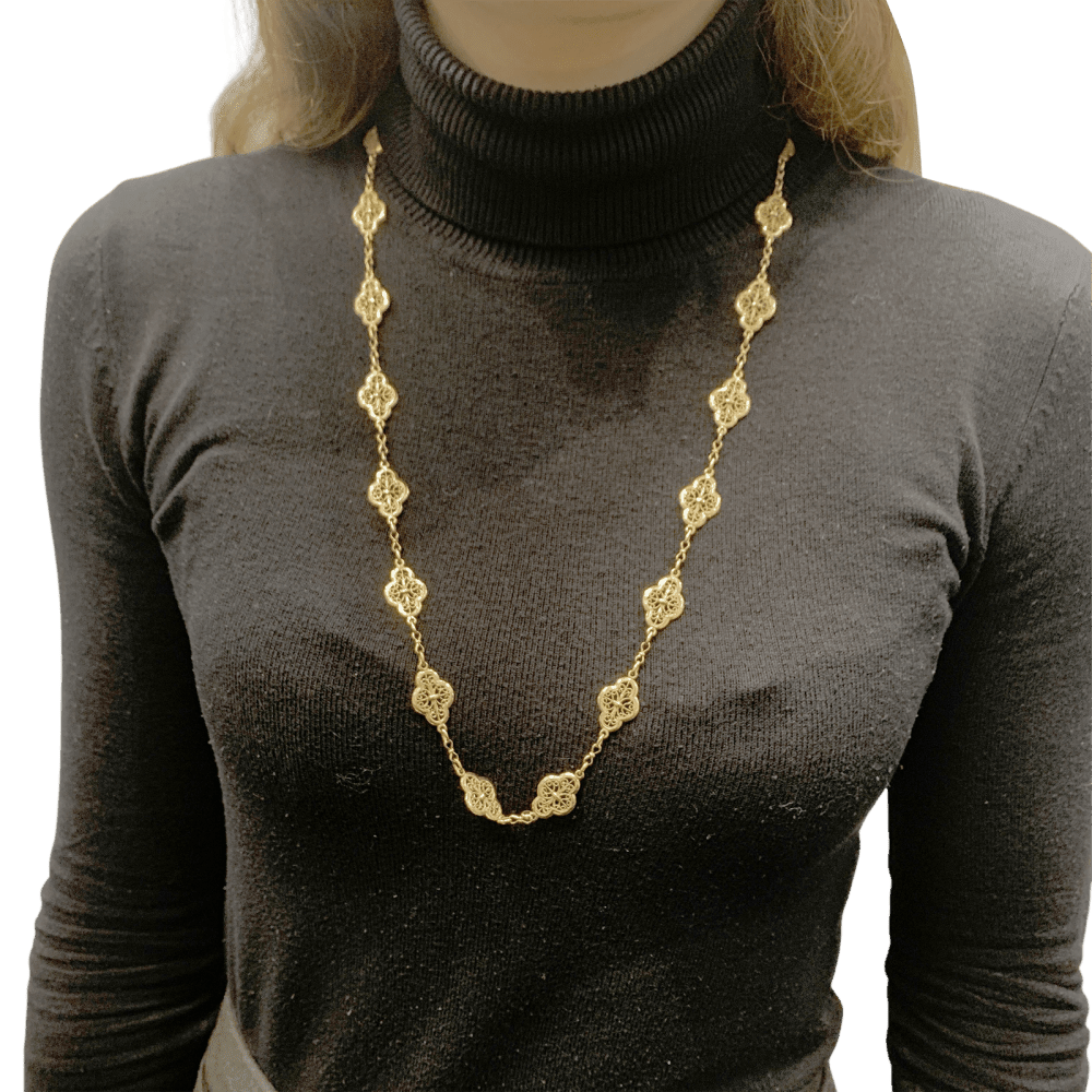 Collier Sautoir en or jaune - Castafiore