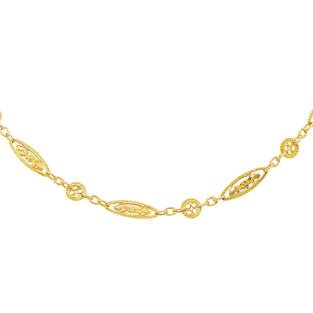 Collier Sautoir en or jaune - Castafiore
