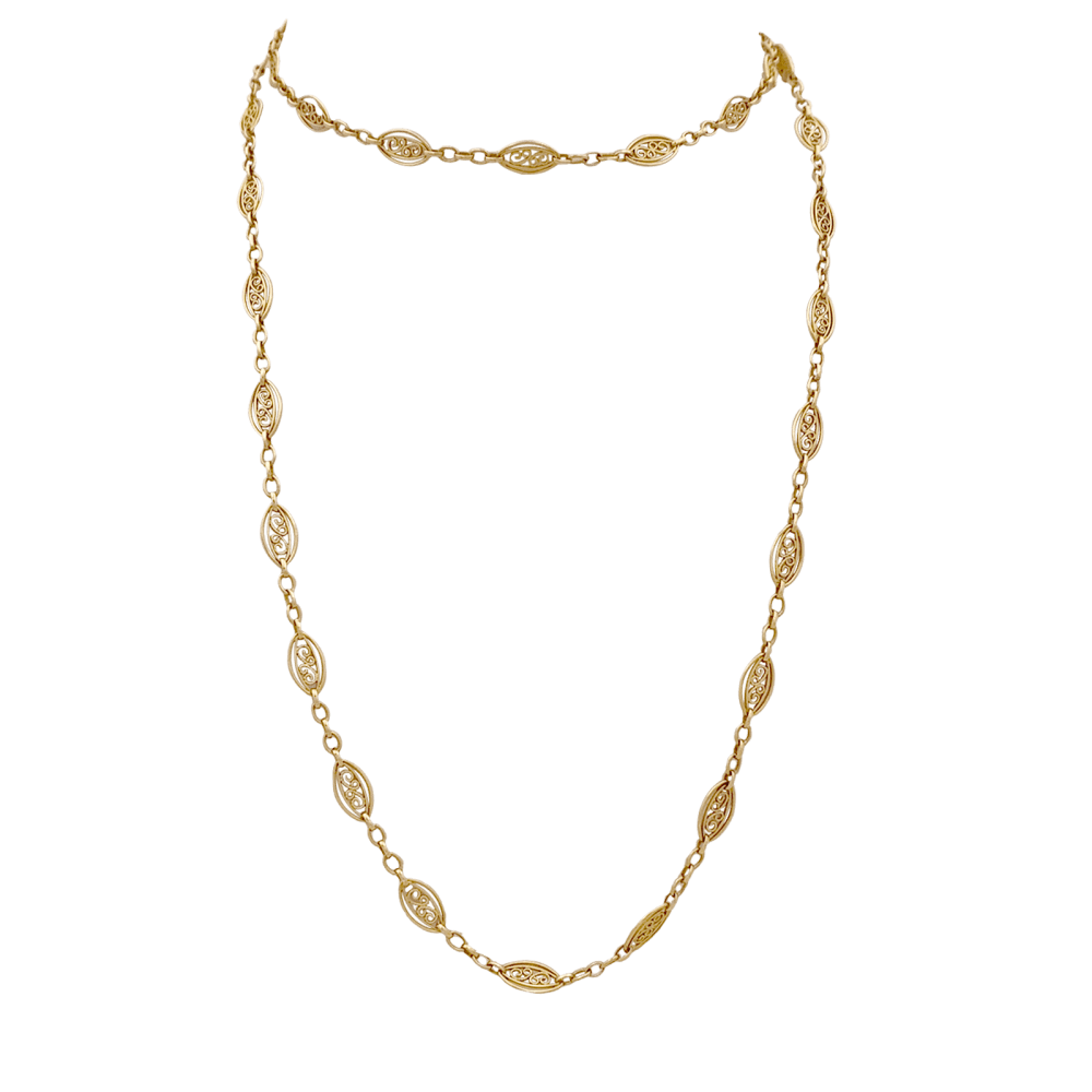 Collier Sautoir en or jaune - Castafiore