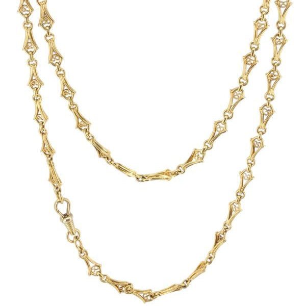 Collier Sautoir en or jaune - Castafiore