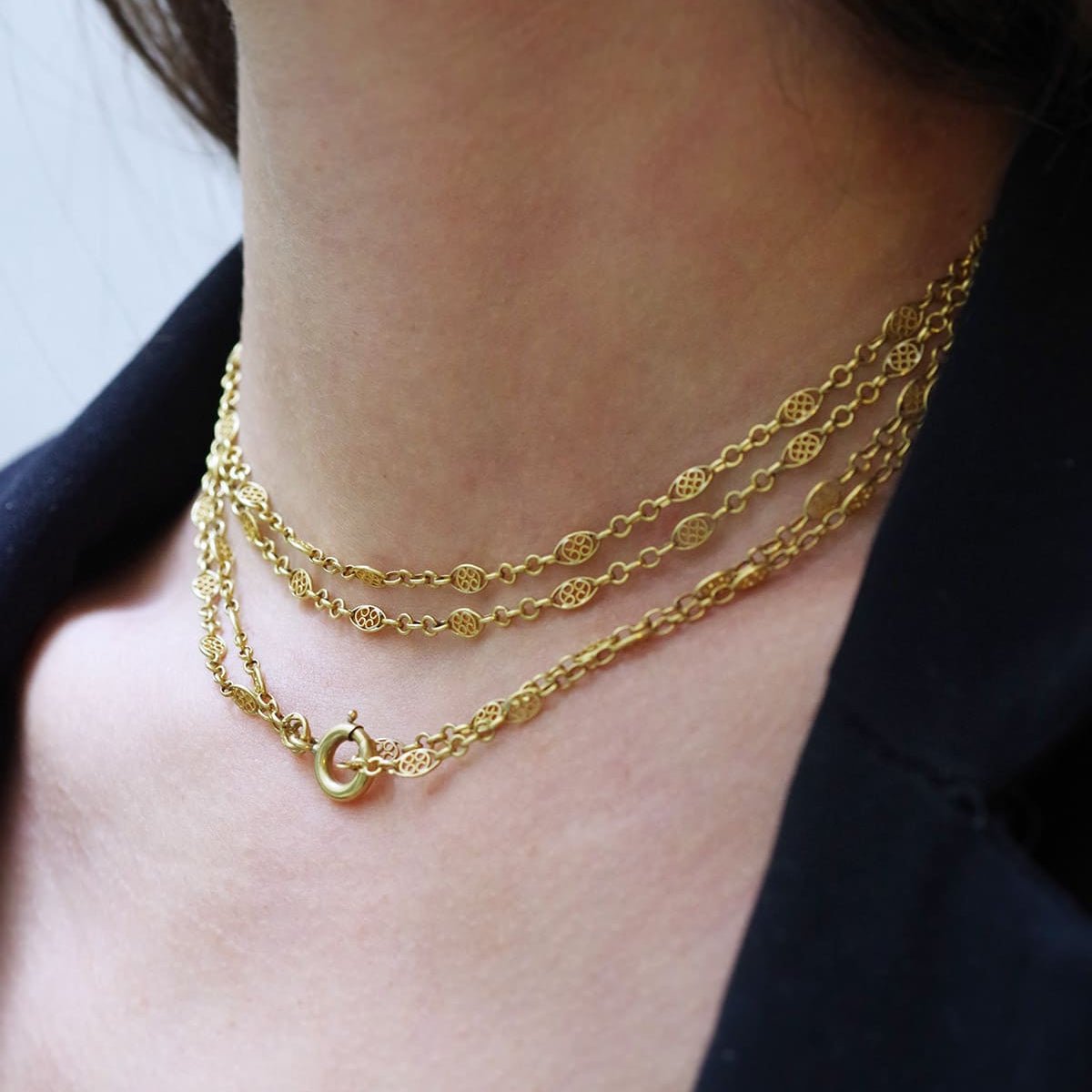 Collier Sautoir en or jaune - Castafiore