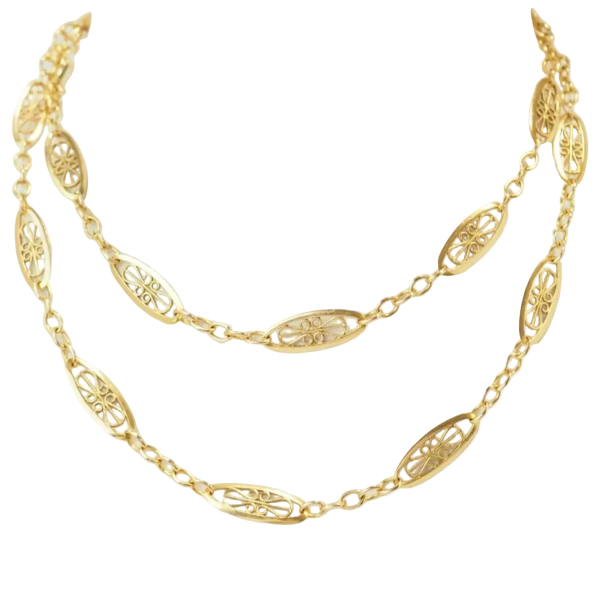 Collier Sautoir en or jaune - Castafiore