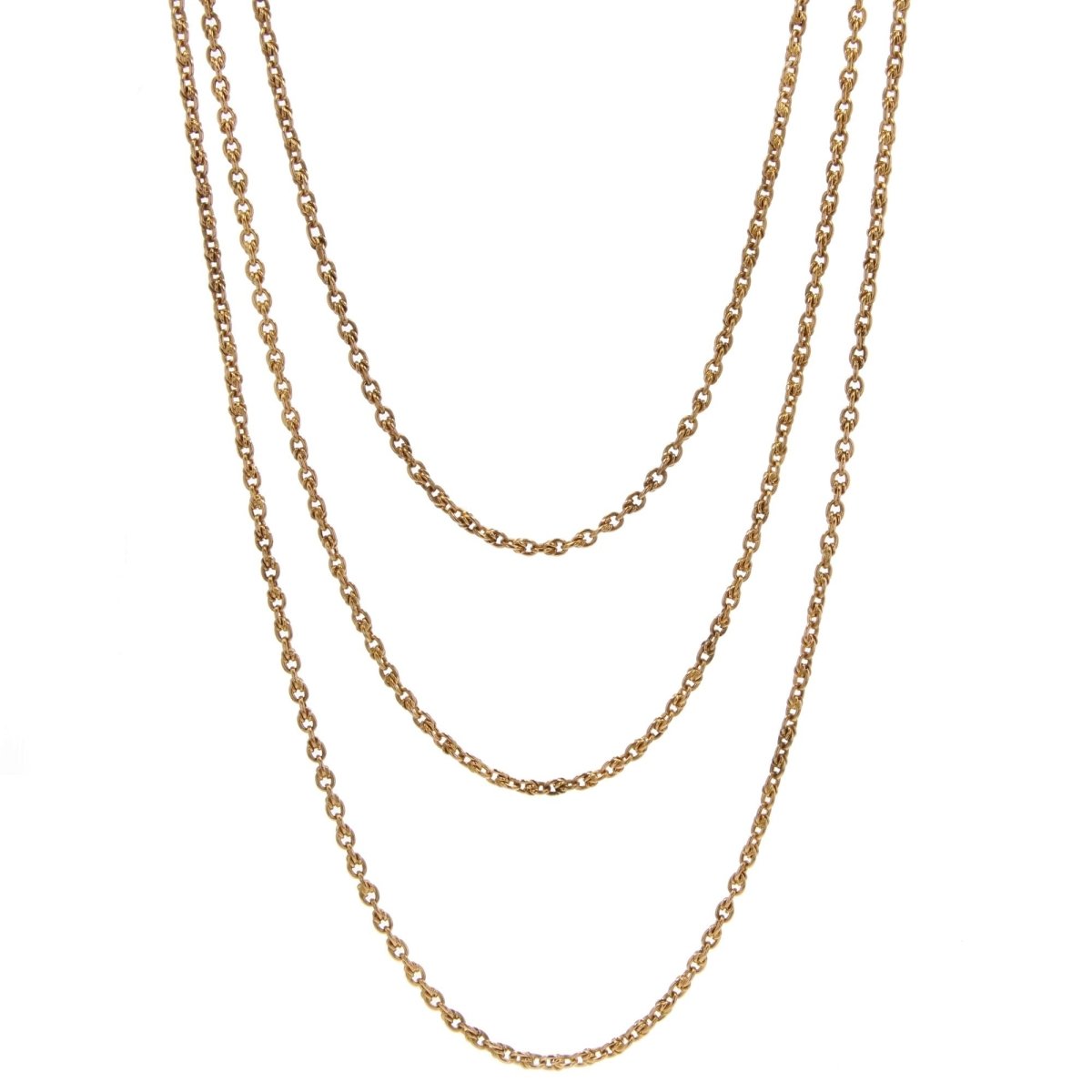 Collier Sautoir en or jaune - Castafiore