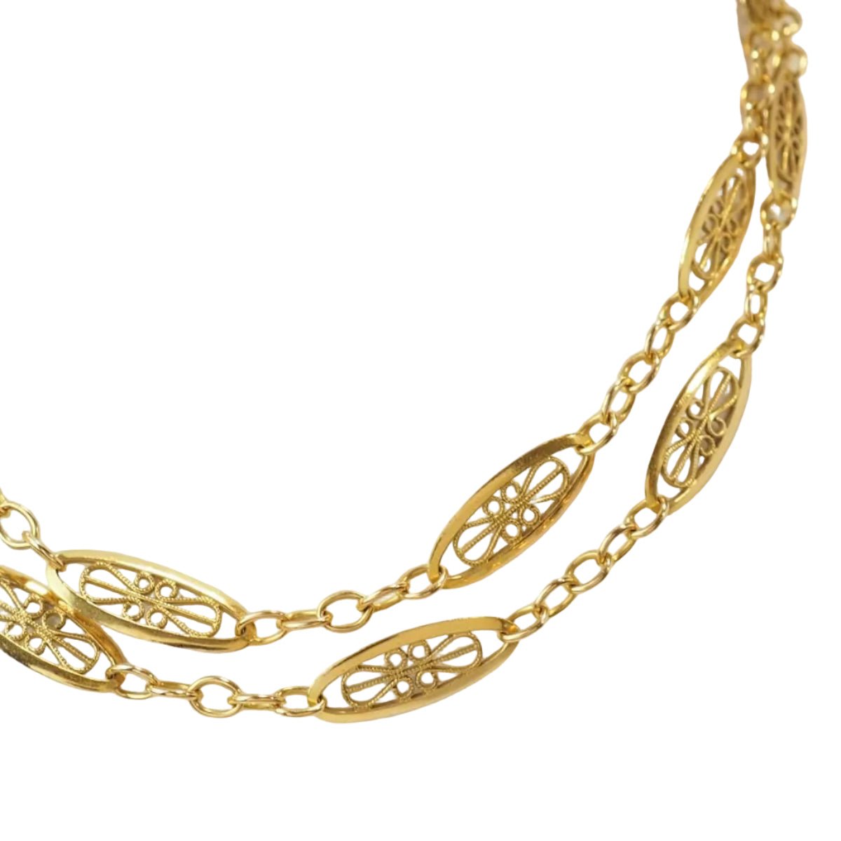 Collier Sautoir en or jaune - Castafiore