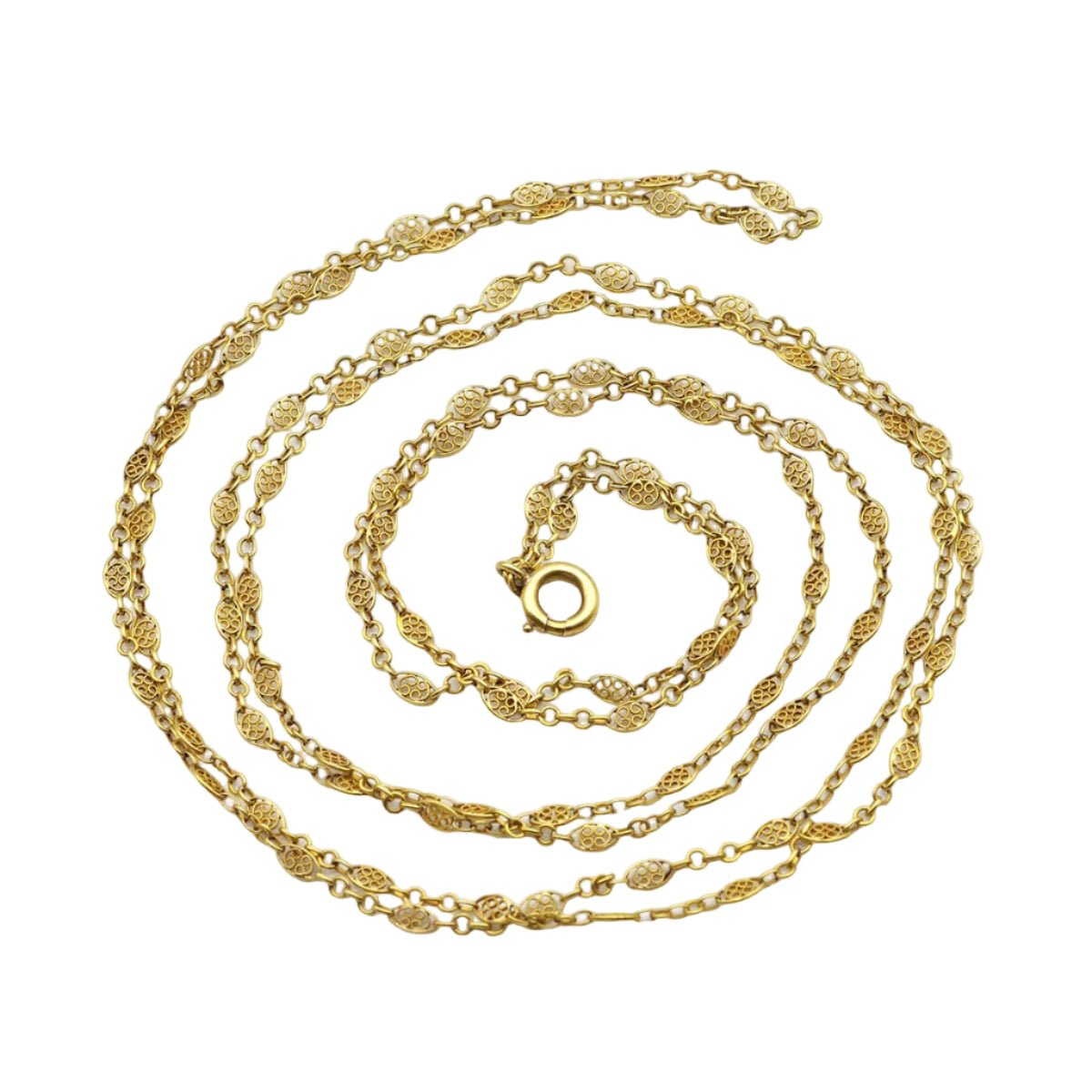 Collier Sautoir en or jaune - Castafiore