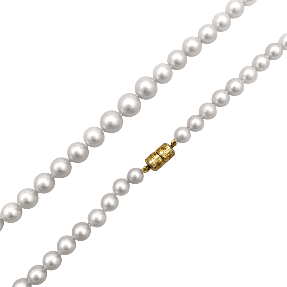 Collier Sautoir en or jaune et perles - Castafiore