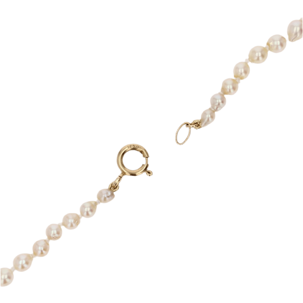 Collier Sautoir en or jaune et perles - Castafiore