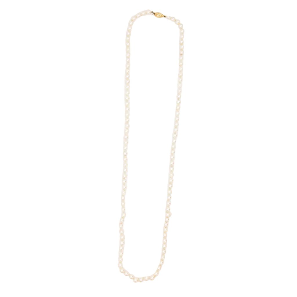 Collier Sautoir en or jaune et perles - Castafiore