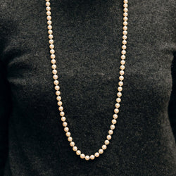 Collier Sautoir en or jaune et perles - Castafiore