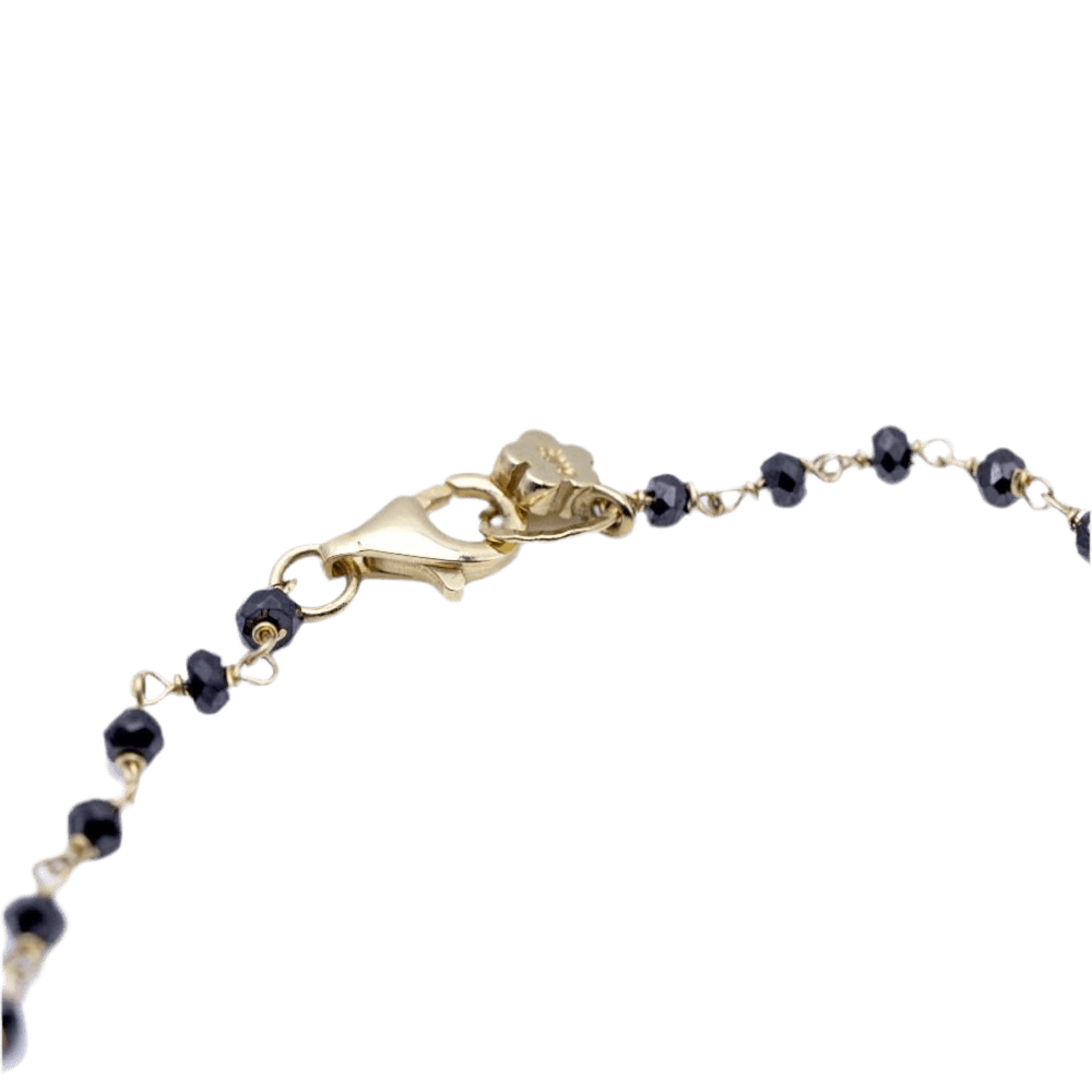 Collier Sautoir en or jaune et spinelles - Castafiore