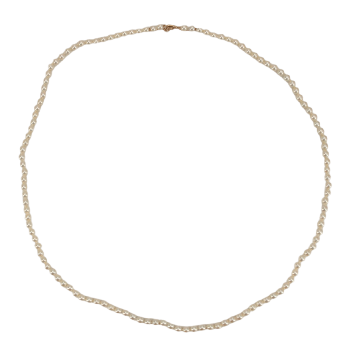 Collier Sautoir en or rose et perles - Castafiore