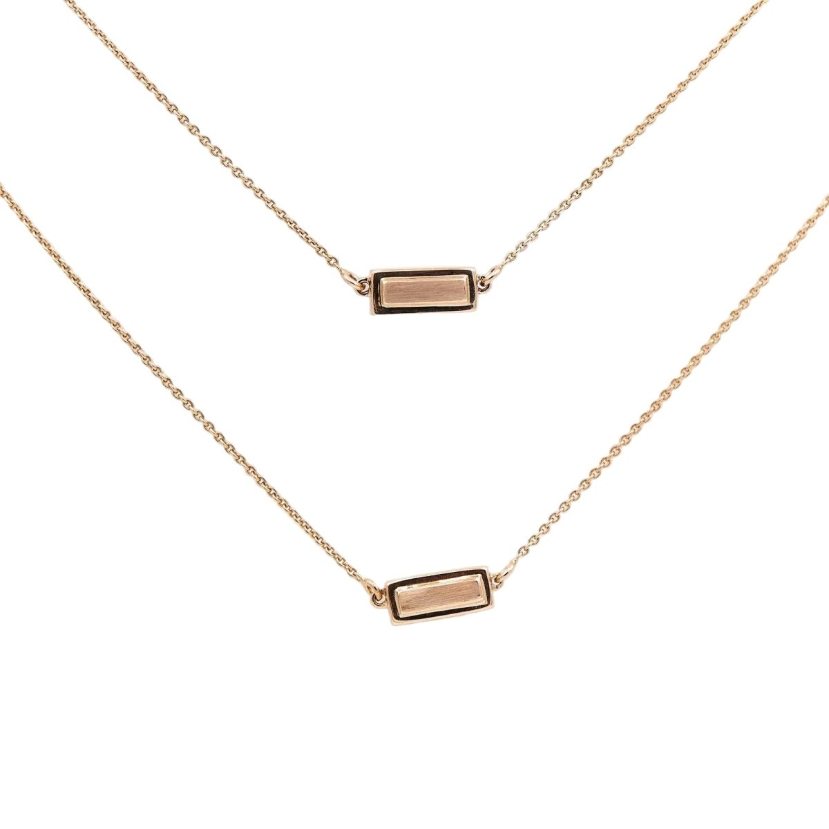 Collier Sautoir GINETTE NY en or rose - Castafiore
