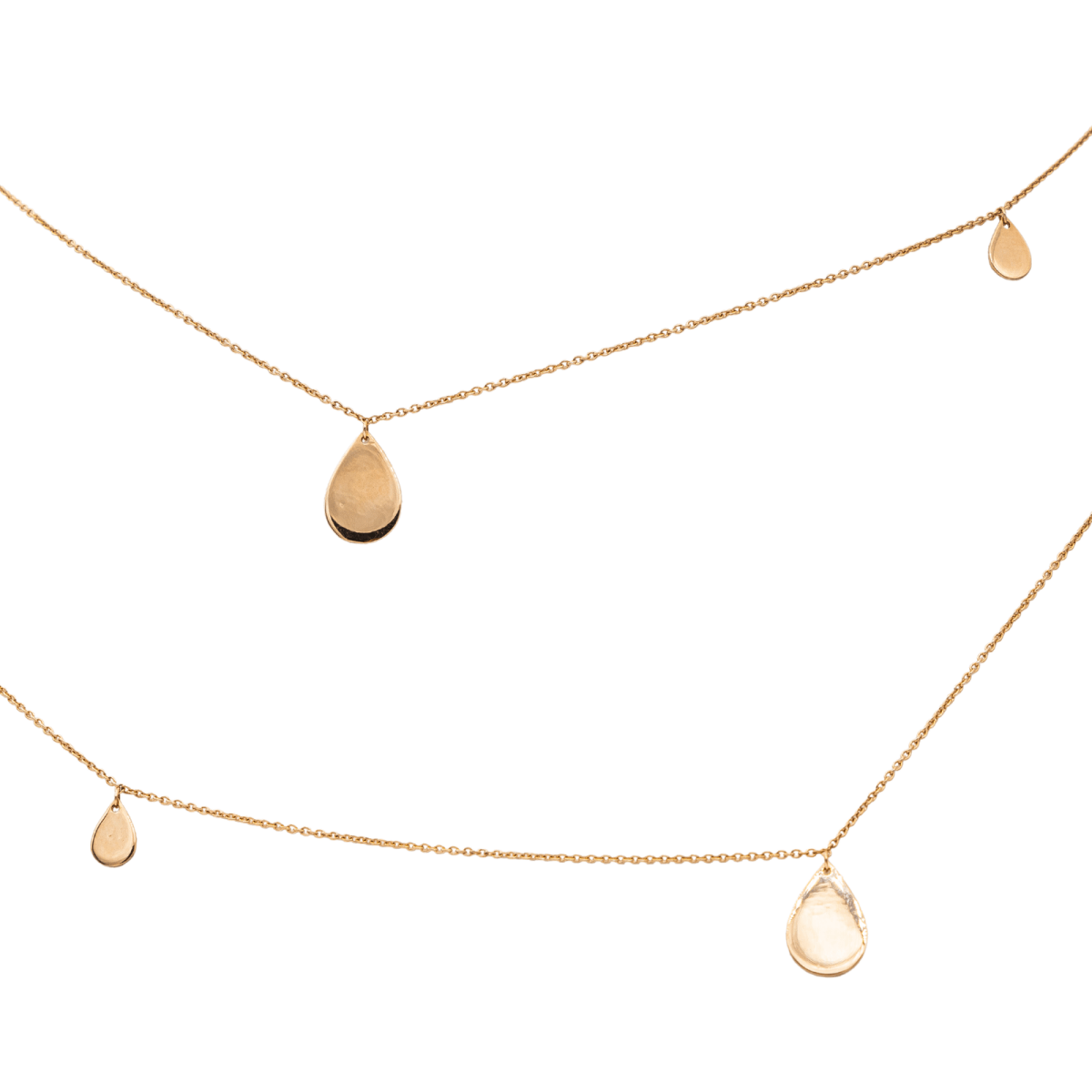 Collier Sautoir GINETTE NY "Tiny bliss on chain" en or rose - Castafiore