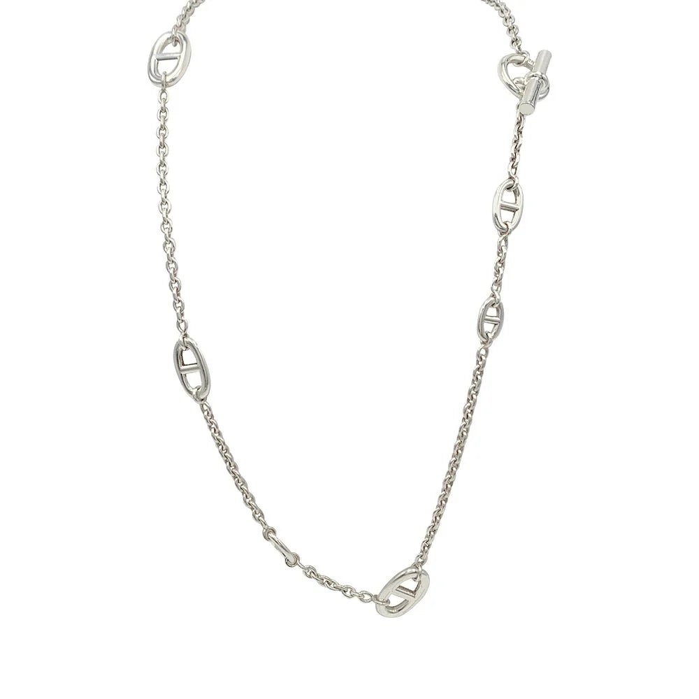 Collier Sautoir HERMÈS "Farandole" en argent - Castafiore