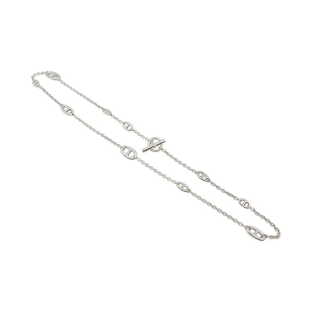 Collier Sautoir HERMÈS "Farandole" en argent - Castafiore