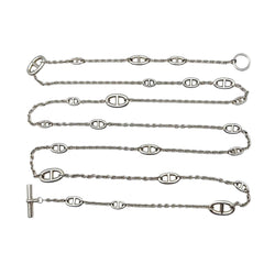 Collier Sautoir HERMÈS "Farandole" en argent - Castafiore