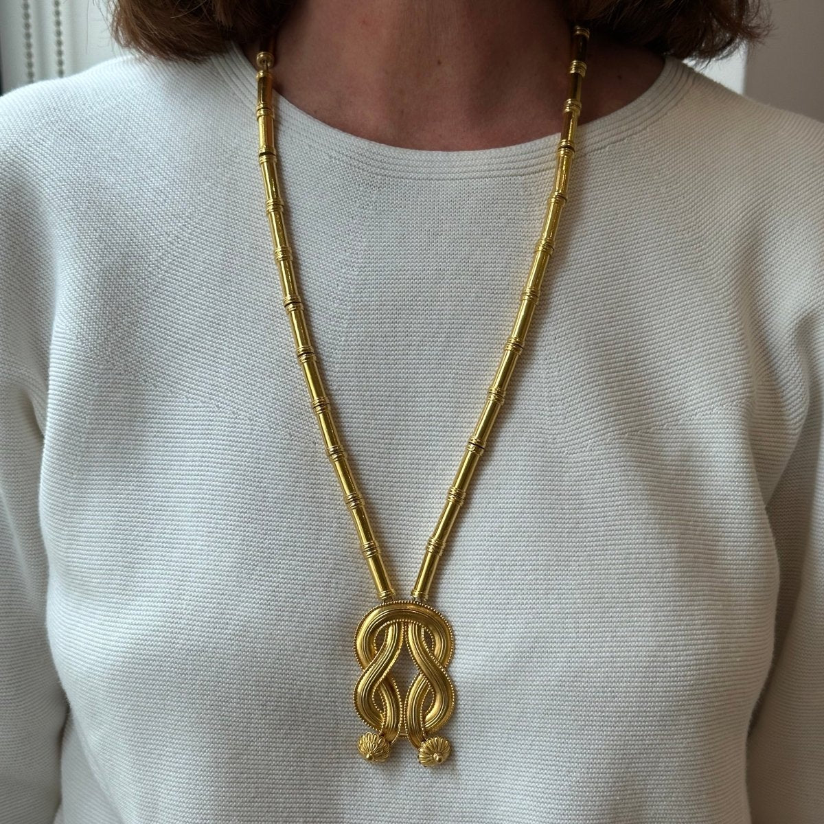 Collier Sautoir LALAOUNIS en or jaune - Castafiore