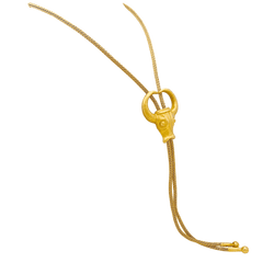 Collier Sautoir LALAOUNIS "Taureau" en or jaune - Castafiore