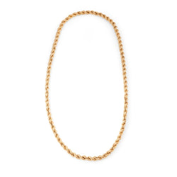 Collier Sautoir maille polonaise en or rose - Castafiore